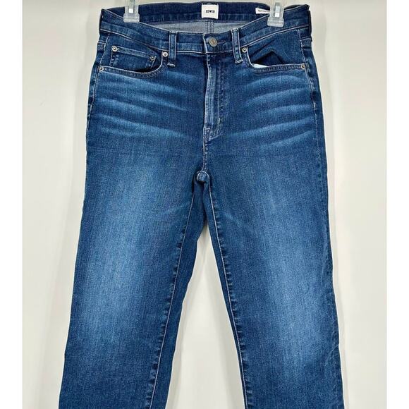 Edwin The Bree Crop slim straight Jeans in Crossroad Blue Size 27 - Picture 4 of 11